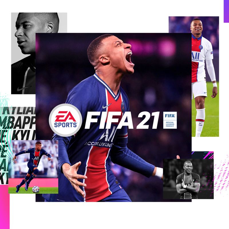 FIFA 21 box art for Playstation 4